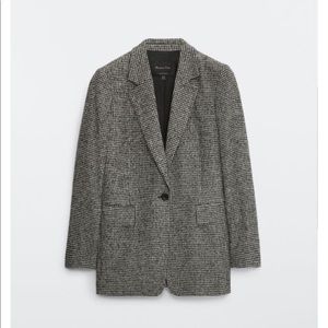 Oversize jacket Massimo Dutti Houndstooth size 4
